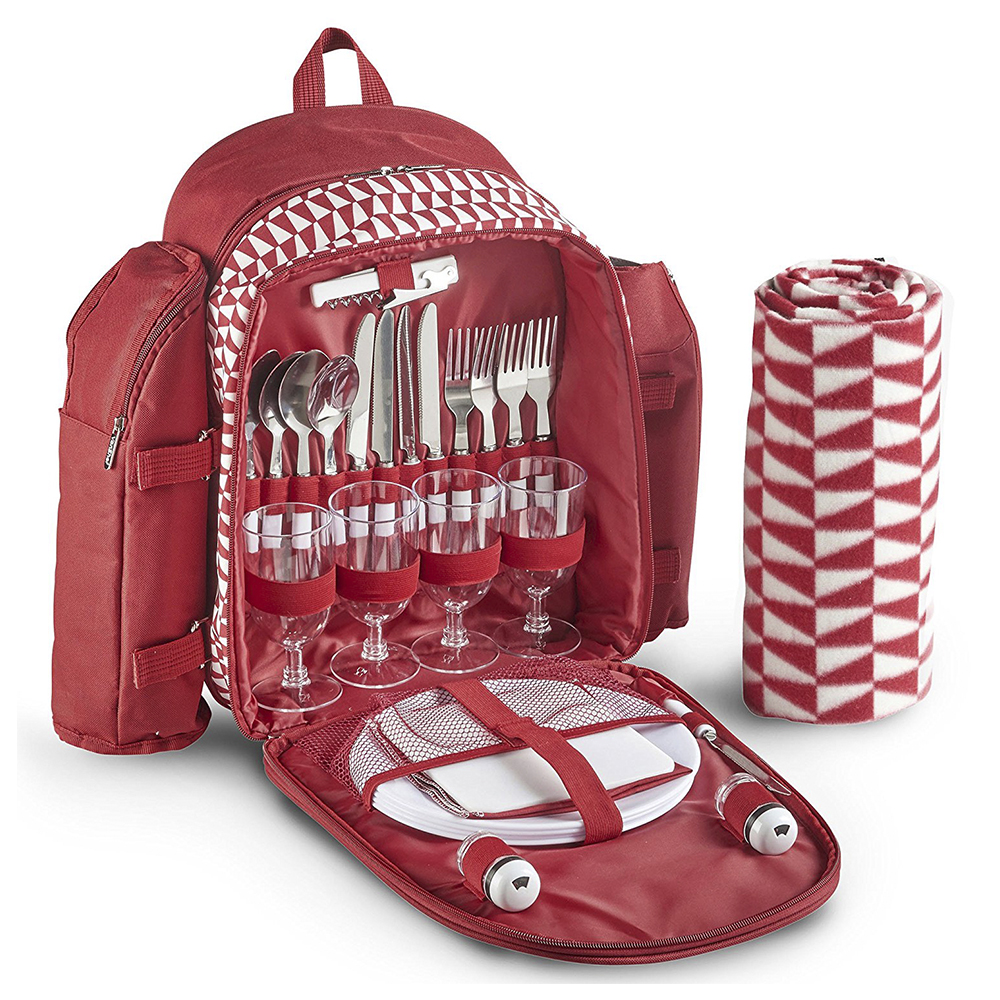 Высококачественный рюкзак для пикника на 4 человек