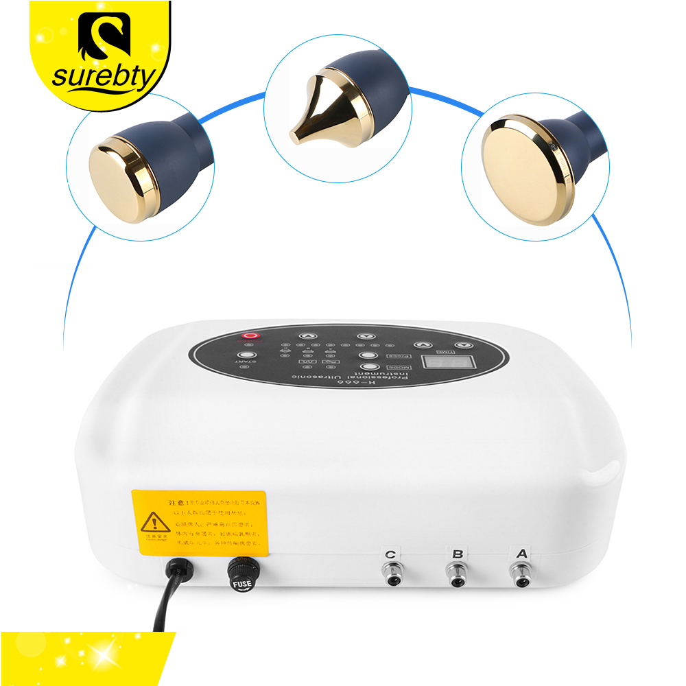 3 зонды ультразвуковое средство для лица терапия для тела ультразвуковой ионный массажер для лица машина для омоложения кожи