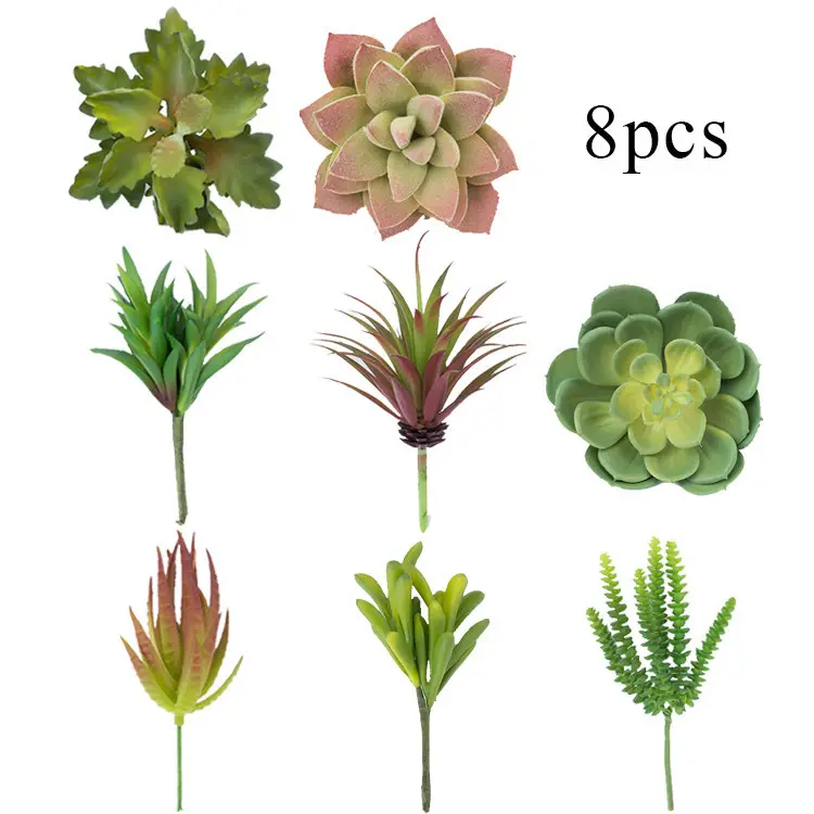 Искусственные растения-суккуленты, Одна Головка, украшение «сделай сам», высокое качество, настоящие на ощупь растения, суккуленты, готовые к отправке, оптовая продажа