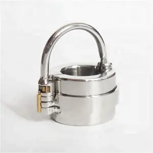 Stainless Steel Scrotum Sex Toy Penis Lock Scrotum Stretcher