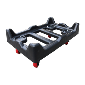 A con <span class=keywords><strong>4</strong></span> ruedas de plástico Industrial coche en movimiento pesado Roller Skate Trolley <span class=keywords><strong>Dolly</strong></span> carros con caja - Product Image 1