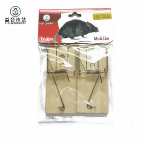 กับดักหนูไม้ป็อปลาร์แบบขายส่ง ปรับแต่งได้ กับดักหนูแบบเหยียบไม้ - Product Image 4