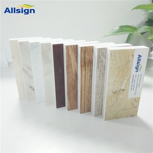 大理石<span class=keywords><strong>PVC</strong></span>フォームボード壁パネル室内装飾用 - Product Image 5