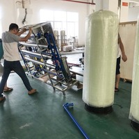 2000LPH FRP peralatan pemurni air perawatan air industri sistem pengolahan air untuk pabrik
