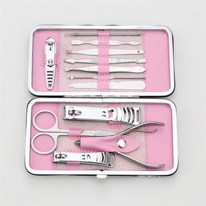 MS-016-2 Wholesale <strong>Manicure</strong> Set Nail Clippers Set Stainless Steel Personal <strong>Manicure</strong> Pedicure Travel Grooming <strong>Kit</strong> 12 in 1 - Product Image 2