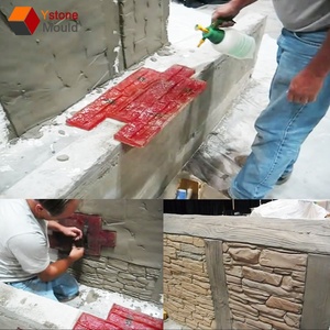 Gestempeld Beton Mallen Verticale Betonnen Muur Stempel - Product Image 2