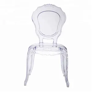 Acryl Louis Ghost Stuhl transparent für Hochzeits veranstaltungen Hotel möbel Modern Einfach/modern/stapelbar Design Großhandel 500kgs