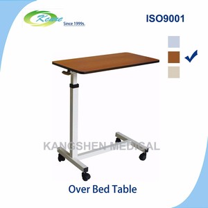 Foshan precio barato ABS hospital sobre la <span class=keywords><strong>mesa</strong></span> <span class=keywords><strong>de</strong></span> la <span class=keywords><strong>cama</strong></span> <span class=keywords><strong>con</strong></span> <span class=keywords><strong>ruedas</strong></span> - Product Image 3