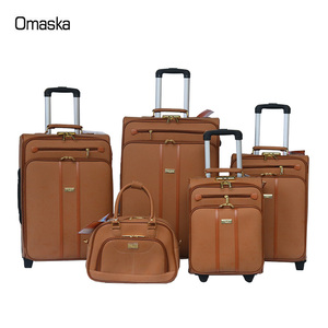 Novo Modelo China Fábrica Barato 4pcs set Material PU Presidente Couro Bagagem de Viagem Personalizado