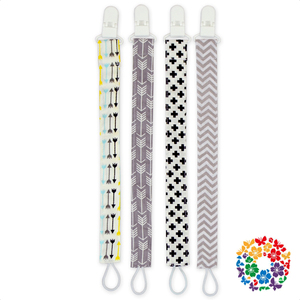 Carino <span class=keywords><strong>Bianco</strong></span> di Plastica Clip di Bambino Ciuccio Holder Catena Commercio All'ingrosso di New Born Baby Ciuccio Clip - Product Image 2