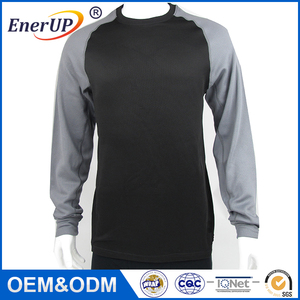 2016 Nueva <span class=keywords><strong>lana</strong></span> merino en blanco t <span class=keywords><strong>camisa</strong></span> de Los Hombres Bajo la Base de Manga Larga Camisetas - Product Image 3