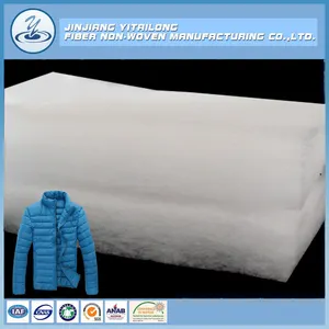 Seiden ähnliche Isolierung Polyester Baumwolle Quilt Batting Polsterung Watte Hohl faser Polyester Watte