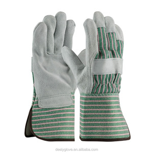 Cuffs shorts gardening gloves working buffalo leather - Product Image 4