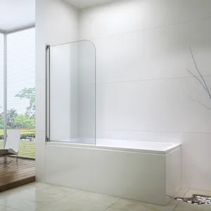 Desain baru tanpa bingkai portabel plastik mandi layar mandi