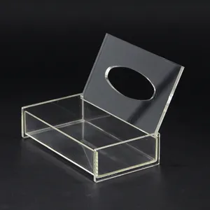 Прямоугольная коробка для салфеток, прозрачная акриловая коробка для салфеток