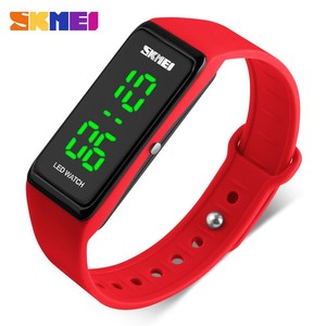 Skmei Reloj marka lüks erkekler spor kol saati aydınlık dijital Led İzle kadınlar moda bilezik su geçirmez dalış izle - Product Image 1