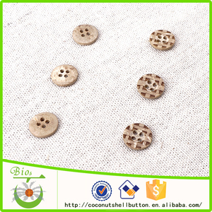 Envío muestra modificada para requisitos particulares 18L pequeño grabado decorativo botones de coco - Product Image 4