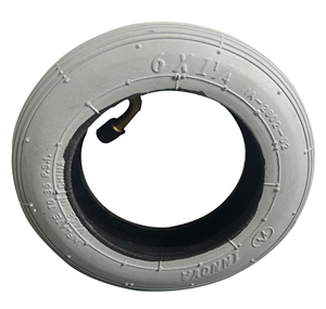 Pneumatici per Sedia a Rotelle INNOVA 7*1 <span class=keywords><strong>3</strong></span>/<span class=keywords><strong>4</strong></span> Colore Nero con Camere d'Aria - Product Image 3
