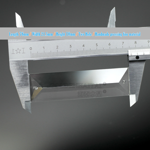 Luminária suspensa retangular transparente k9, lustre cristal prisão - Product Image 5