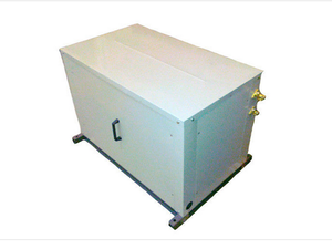 Unité emballée horizontale refroidie <span class=keywords><strong>à</strong></span> l'eau R410A compresseur condenseur matériau en aluminium <span class=keywords><strong>pompe</strong></span> <span class=keywords><strong>à</strong></span> <span class=keywords><strong>chaleur</strong></span> eau-air avec moteur durable - Product Image 4