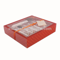 Kundenspezifische klar, gute qualität kunststoff geschenk box blister verpackung für make-up pinsel