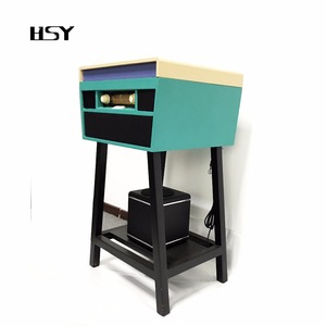 Lecteur <span class=keywords><strong>vinyle</strong></span>, 1 pièce, plateau de lecteur en bois, bluetooth, AM, à haute résistance, élégant, avec jambes debout, vente en gros - Product Image 3