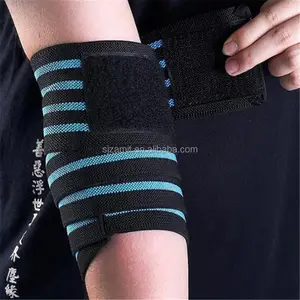 Gym fitness haltérophilie powerlifting en nylon réglable coude enveloppes