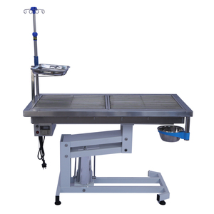 Bàn Điều Khiển Vet Áp Suất Thủy Lực Điện Nâng Bằng Thép Không Gỉ Bàn Ướt Thú Y - Product Image 2