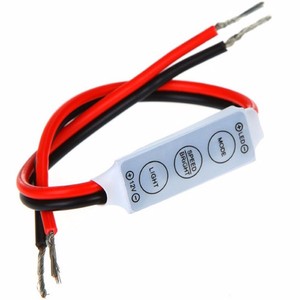 DC5-24V <span class=keywords><strong>Mini</strong></span> A Tre Pulsanti LED Dimmer con micro unità di controllo per singolo colore ha condotto le luci - Product Image 1