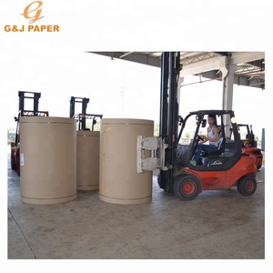 Recycled Kraft Liner Paper Offset Printing Wood <strong>Pulp</strong> G &amp; J Paper <strong>Brown</strong> or White GJ Test LINER 45 Mechanical <strong>Pulp</strong> 80-300GSM - Product Image 5