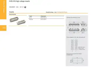 Harting Similar 09 34 016 2601 Han 32 Hv E Heavy Duty Connector 16 Pin