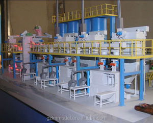 Modèle de bâtiment écologique <span class=keywords><strong>Li</strong></span> <span class=keywords><strong>Mei</strong></span> pour l'affichage, en plastique ABS, design de ferme, échelle 1:100 - Product Image 1