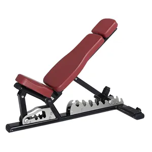 Factory Price Body Strong Equipment Multi Adjustable Bench Aluminum Free Weight Machine A2-70 Stainless Steel High-strength ABS