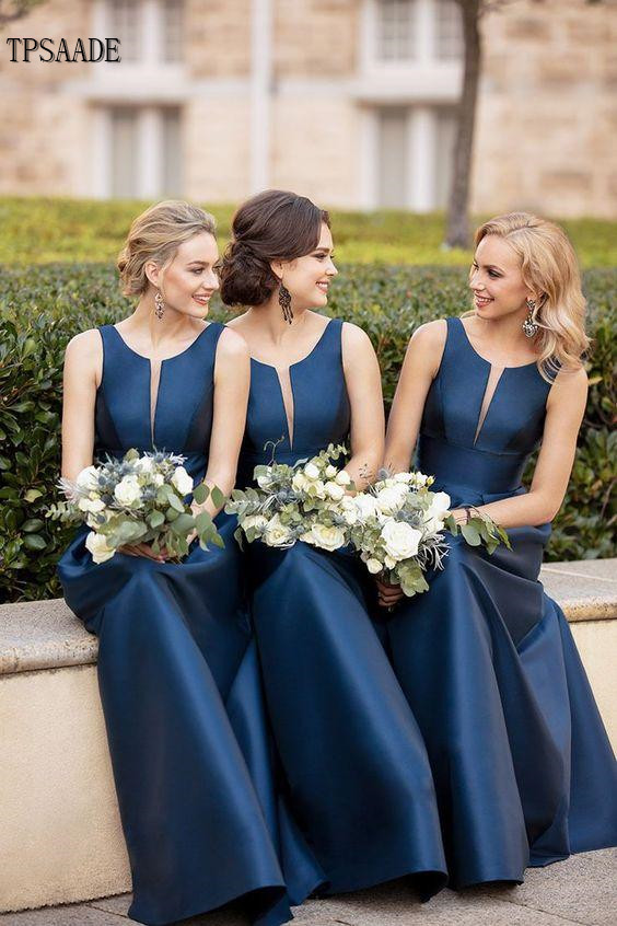 royal blue bridesmaid dresses under 100 Elegant Royal Blue Off Shoulder Mermaid Simple Bridesmaid Dresses,BDS0 –  QueenaBridal main image 1