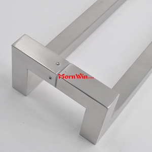 Vuông bù đắp kéo xử lý 304 thép không gỉ cửa kính kéo xử lý trượt Cửa Kính Xử Lý - Product Image 3