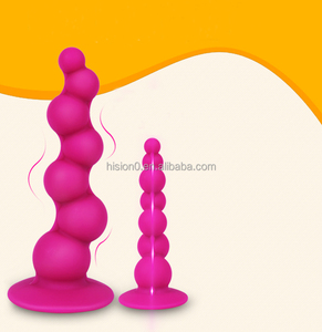 Soft Alta Qualidade Silicone Bolas em Dois Lados 15cm Extra Longo Anal Beads Com Ventosa Estimulante Ass Intruder Toy Butt Plug - Product Image 2
