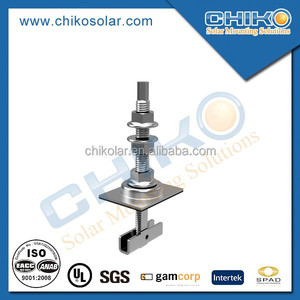 ขายึดแผงโซลาร์เซลล์ <span class=keywords><strong>CHIKO</strong></span> สแตนเลส พร้อมสลักเกลียวสำหรับหลังคาโลหะ ระบบโซลาร์เซลล์ - Product Image 4