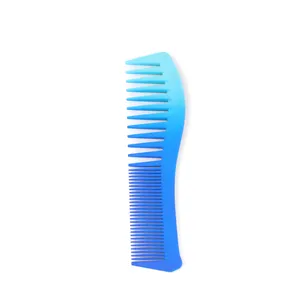 Xinlinda Marca Demanda Produtos Material de Pentear O Cabelo Pente Piolhos Pente Comum ABS Plástico Novo Design Portátil Suave Popular Cor Azul