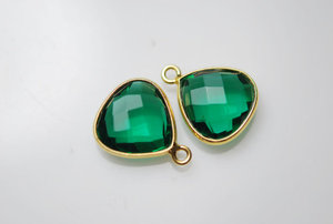 ขั้วต่อ petrotourmaline แบบไฮโดรเพ็ทเธอร์มาลินโครเมอร์925ทองการค้นหาเครื่องประดับเงินสเตอร์ลิง - Product Image 1