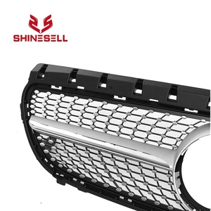 Argento griglia Anteriore diamante griglia per Mercedes Benz <span class=keywords><strong>W246</strong></span> <span class=keywords><strong>B</strong></span> <span class=keywords><strong>CLASSE</strong></span> B180/B200/B250/B220 2015- 2018 - Product Image 3