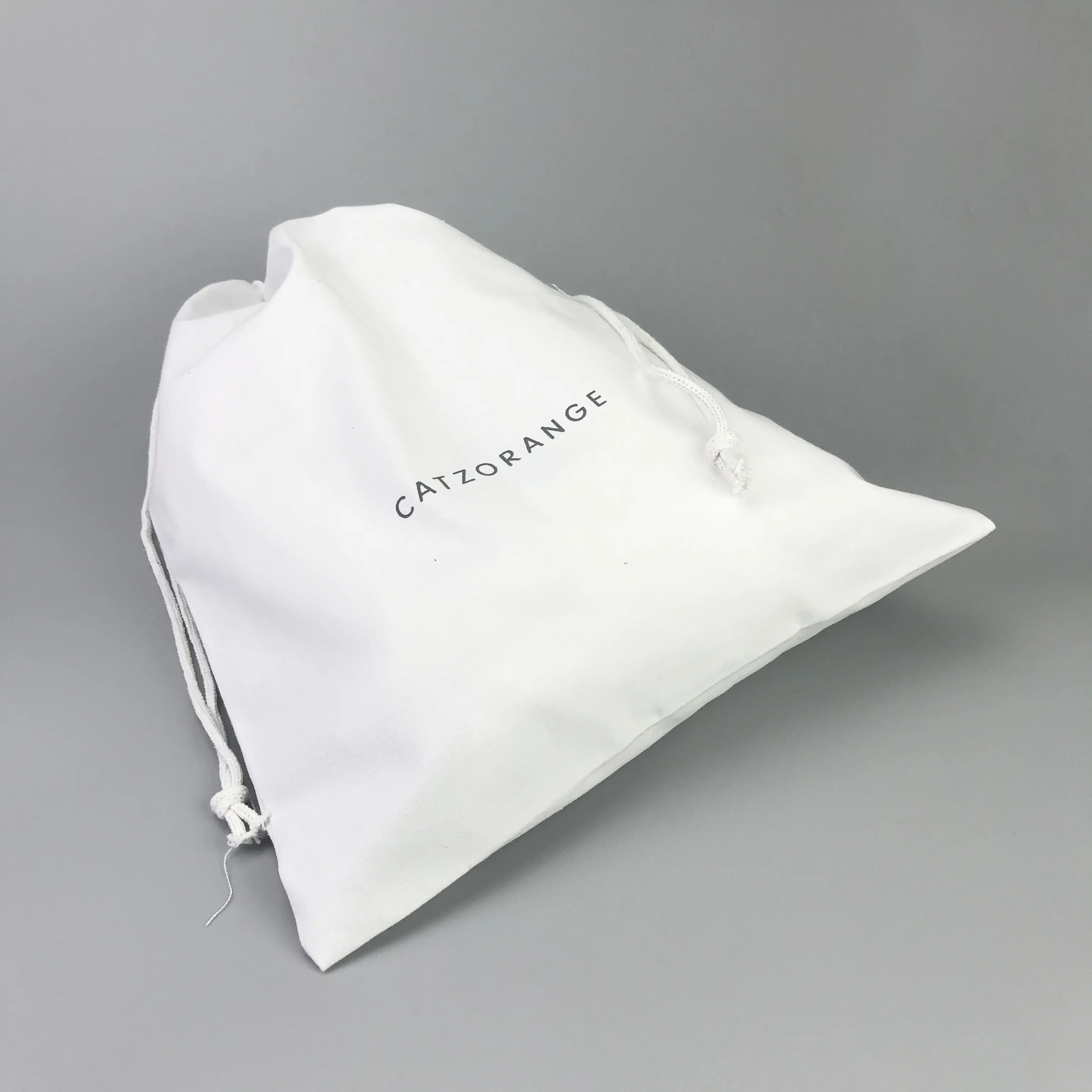 Wholesale Custom Cotton Dustbag For Handbag Printed Shoes Shopping Cotton Dust Drawstring Bag