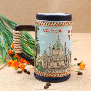 Mejor venta de café Taza de cerámica hecha a mano <span class=keywords><strong>Austria</strong></span> recuerdo taza para beber - Product Image 4