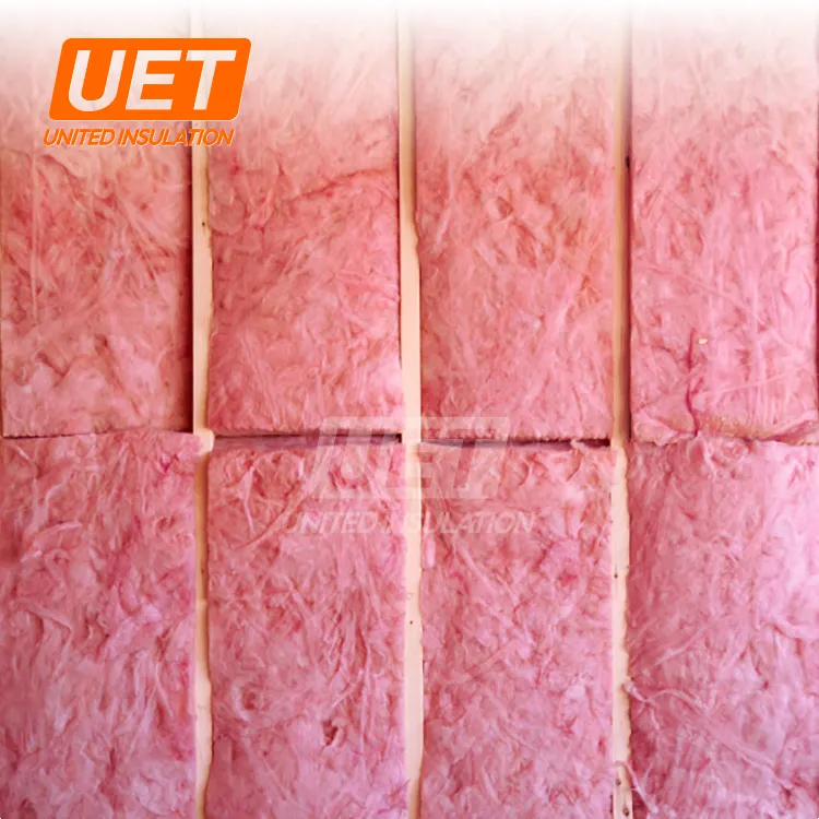 UET good price eco glass wool thermal insulation batts R2.0 R2.5 R3.0 for residential building construction