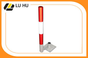 パークロードサイド750mm反射型デリニエーターポストアイアン素材警告ポスト - Product Image 3