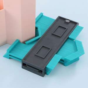 समोच्च प्रोफ़ाइल गेज अनुलिपित्र Woodworking आकार अनुरेखण टेम्पलेट मापने उपकरण प्रोफ़ाइल जिग गाइड-पाइप टाइल फ्रेम गेज - Product Image 5