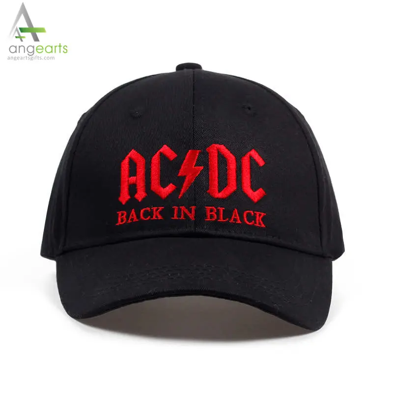 新しいAC/DCバンド野球帽ロックヒップホップキャップメンズacdcスナップバックハット刺EmbroideryレターカジュアルDJROCKパパハット