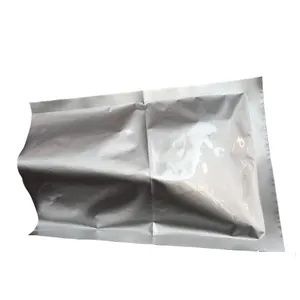 光沢のあるアルミホイルポーチ化粧品包装用、アルミホイルスタンドアップポーチ/アルミホイルガセットバッグ