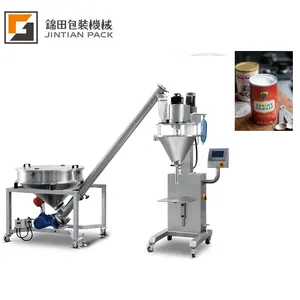 10-5000g semi-automatic powder weighing filling machine with heat sealer