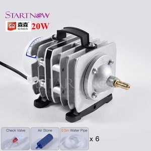 SUNSUN ACO-001 20W 20L/Min bomba de aire magnético eléctrico con válvula de piedra tubo de agua de aire - Product Image 1