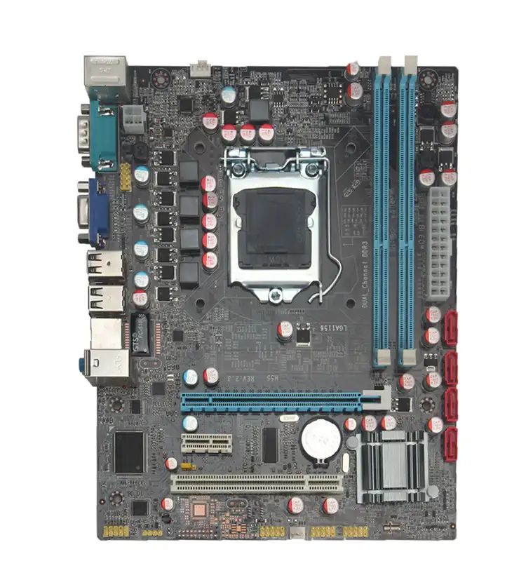 2018 nouveau produit DDR3 H55 prise 1156 carte mère